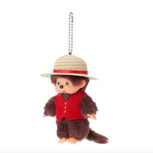 ONE PIECE × Monchhichi Luffy Keychain