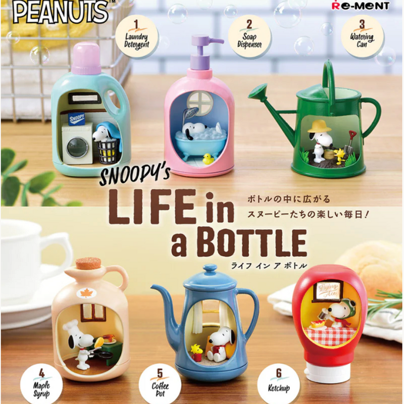 Snoopy's Life in a Bottle Diorama Blind Box – an.mé /ahn-may/