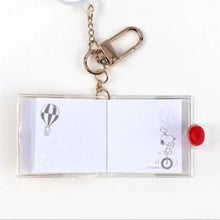 Snoopy Mini Memo Charm Keychain