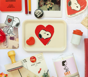 Snoopy Heart Vintage Style Tray