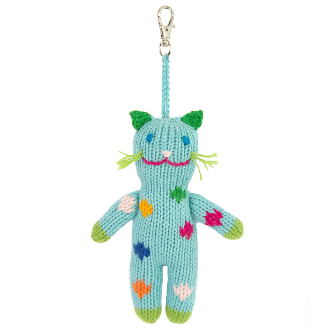 Bubbles the Cat Bag Charm