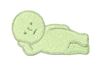 Smiski Embroidery Sticker