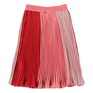 Bess Pleated Skirt | Pink Confetti