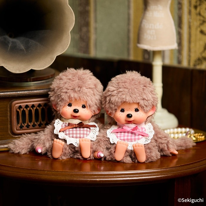 Fluffy Sweet Brown Monchhichi