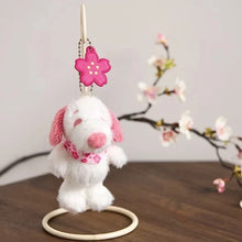 Snoopy Peanuts Mascot Sakura Ears Keychain