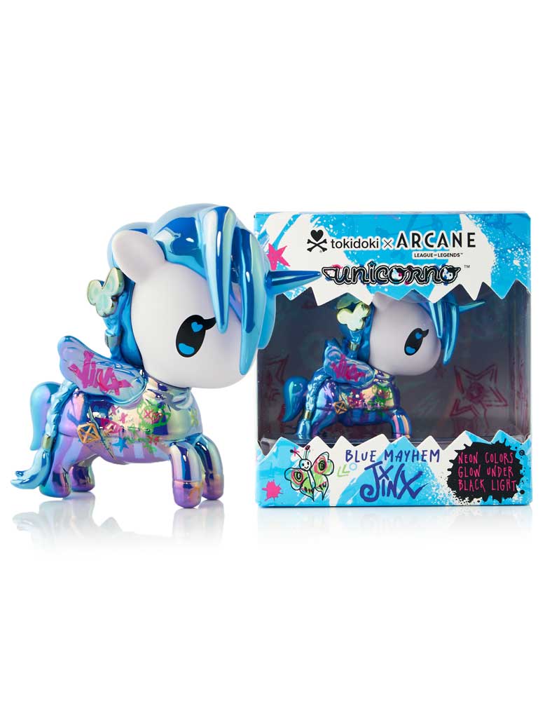 tokidoki x ARCANE Unicorno | Blue Mayhem JINX (Special Edition