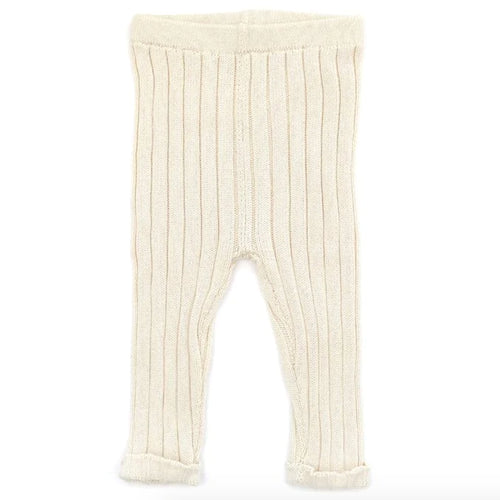 Knitted Baby Legging | Natural