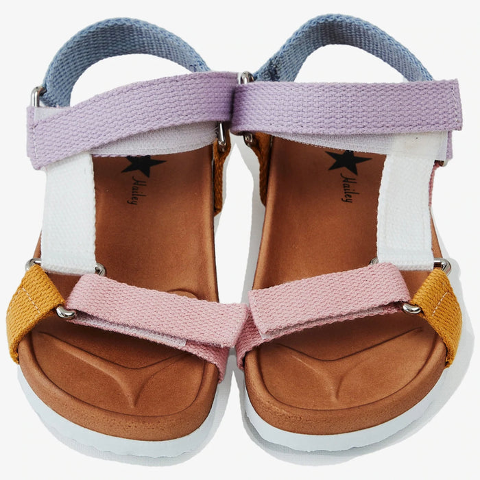 Multi Pastel Colours Strap Sandal