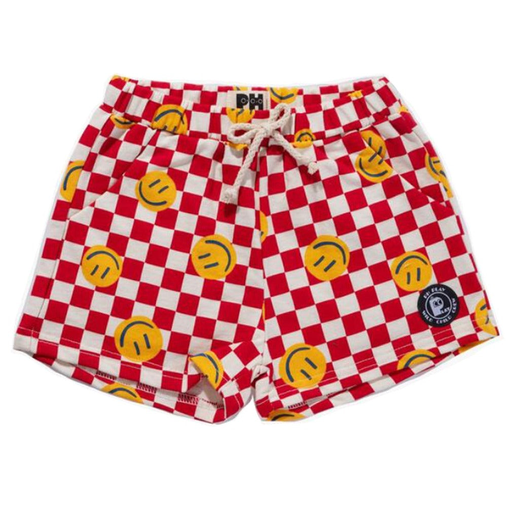Smiley Checkered Short  Red – an.mé /ahn-may/
