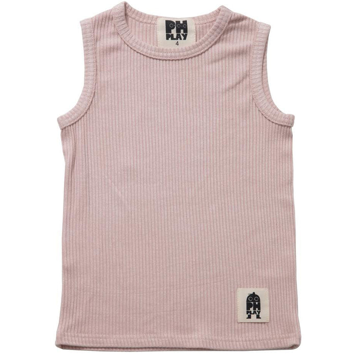 Ami Soft Ribbed Tank | Peach