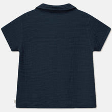 Pablo Gauze Shirt | Dark Blue