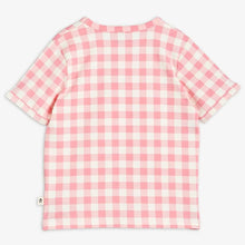 Gingham Check Kids T-shirt | Pink