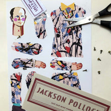Cut and Make Puppet | Jackson Pollock