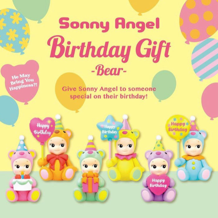 Sonny Angel Birthday Gift Bear Series