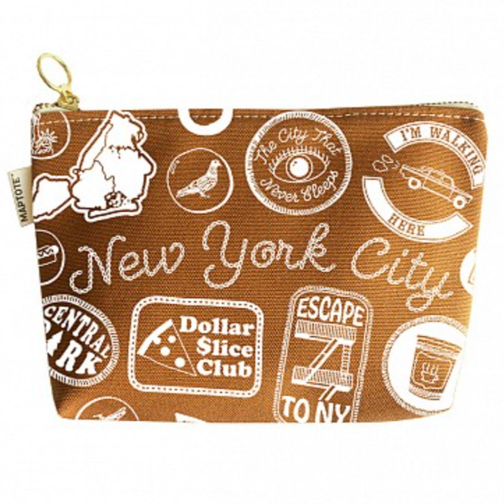 NYC Pins & Patches Zip Pouch