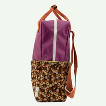 Sticky Lemon Golden Large Backpack | Purple Tales + Flower Field Pink