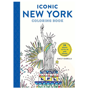 Iconic New York coloring book