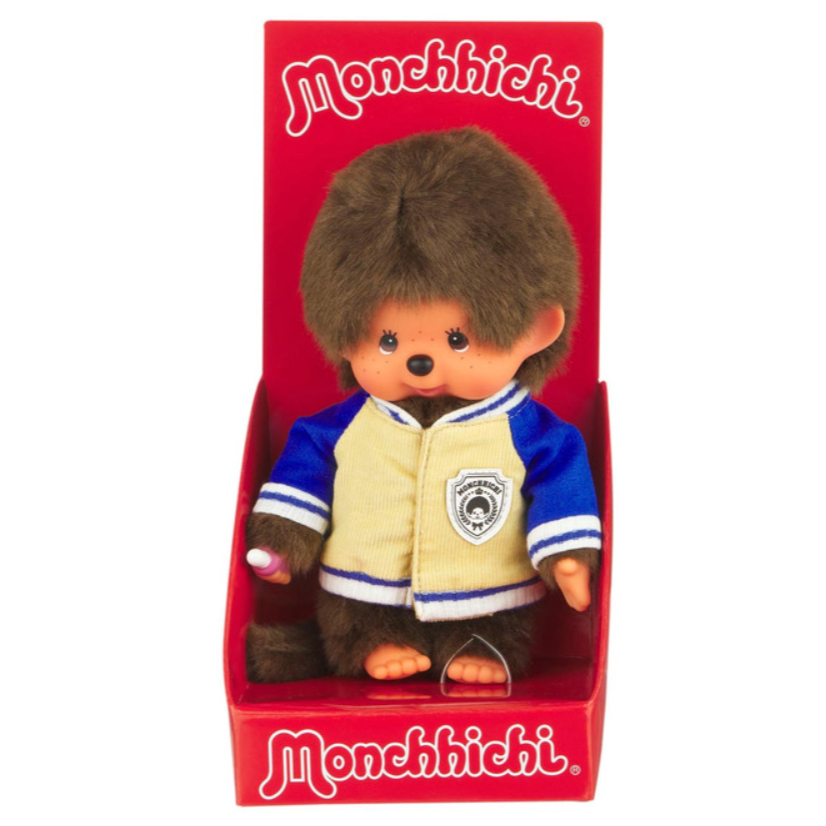 Monchhichi Jean Jacket Boy Plush