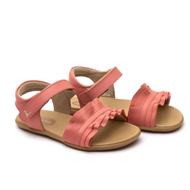 Ruffle Sandal | Coral