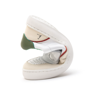 Spin Sneaker | White/Salsa/Tapioca