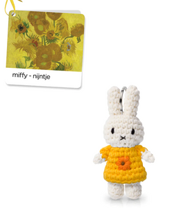Miffy Key Charm | Sunflower Van Gogh