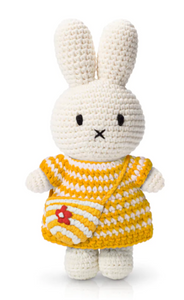 Miffy And Her Striped Bag | Yellow Dress