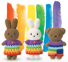 Boris in Rainbow Overall