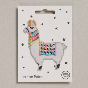 Llama Iron on Patch
