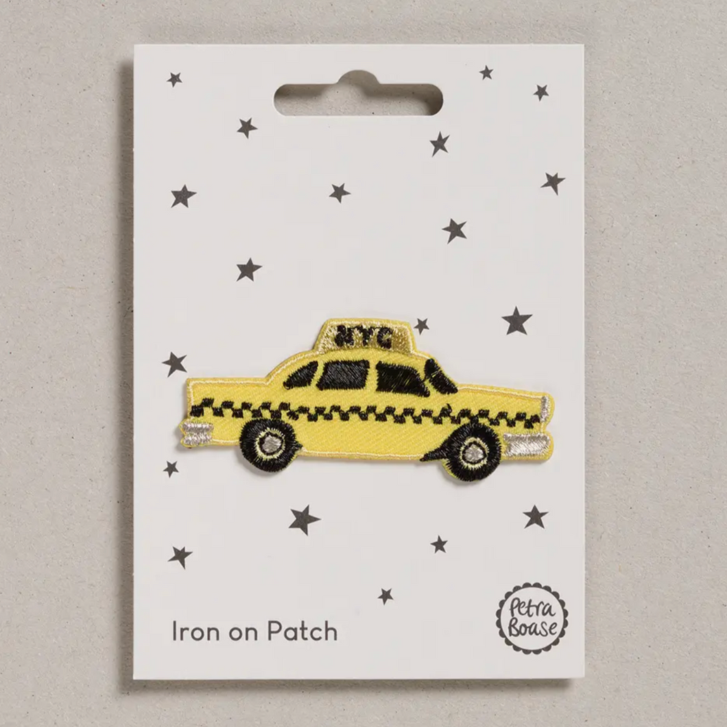 NY Taxi Iron on Patch