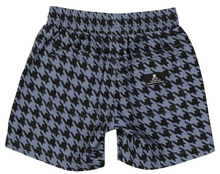 Navy Houndstooth Shorts