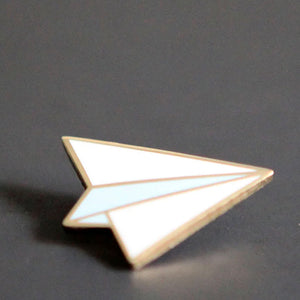 Paper Airplane Pin